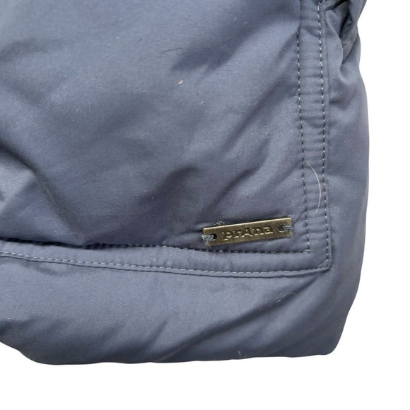 Prana Women's Evelina Hooded Down Puffer Quilted Zip & Toggle Blue‎ Vest Size XL - Picture 4 of 10